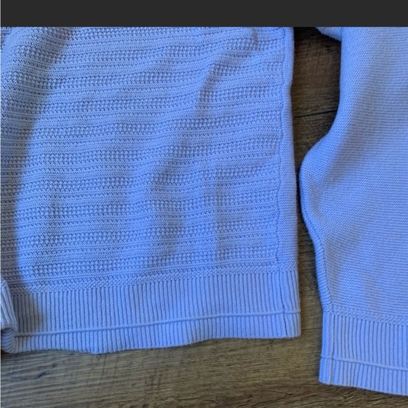 Like new lululemon Nurture & Nature periwinkle lulu sweater - Picture 8 of 8